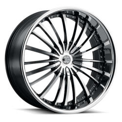 2Crave N48  24x10 +25 - Machined Black Chrome