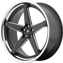 Adventus AVS-2  22x9 +40 - Black Milled