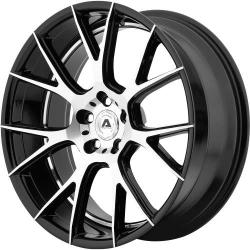 Adventus AVX-7  22x9 +30 - Black Machined
