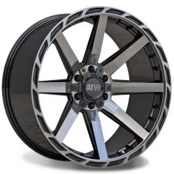 ATW Everglades  22x10 -18 - Black Machined