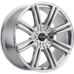 Cruiser Alloy Obsession 916V 22x9.5 +25 - PVD Chrome