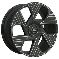 Drastic DS8  20x8.5 +35 - Black Milled