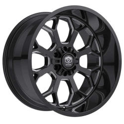 Edge Off Road 301 301BM 22x12 -44 - Black Milled