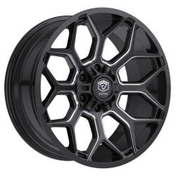 Edge Off Road 302 302BM 20x10 -19 - Black Milled