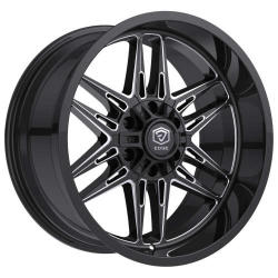 Edge Off Road 303 303BM 22x12 -44 - Black Milled