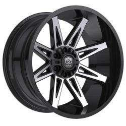 Edge Off Road 304 304MB 22x12 -44 - Black Machined