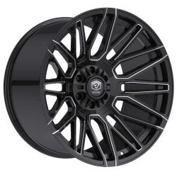 Edge Off Road 306 306BM 22x10 -19 - Black Milled