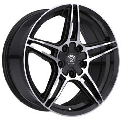 Edge Street 354 354MB 18x8 +40 - Black Machined