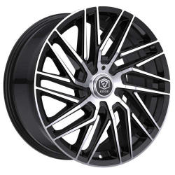 Edge Street 355 355MB 18x8 +40 - Black Machined