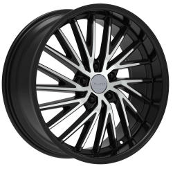 Elure 53  20x8.5 +35 - Black Machined