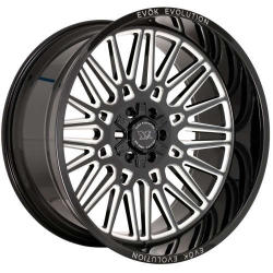 EVOK Evolution EV502  24x12 -44 - Black Milled