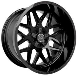 EVOK Evolution EV504  22x12 -44 - Gloss Black