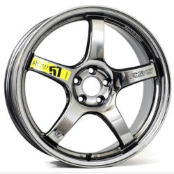 gram light 57S pro17インチ7j of+48 RAYS GRAM LIGHTS 57S-PRO GLOSS BLACK (6mm OFFSET) DEEP DISH