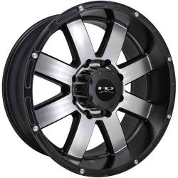 HD Offroad 8-Point  20x10 -25 - Machined Black