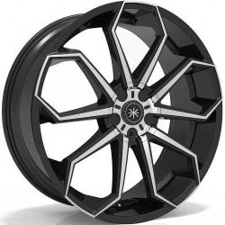 Karma Kustoms K10 24x9.5 +15 - Machined Black