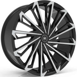 Karma Kustoms K12  26x9.5 +25 - Machined Black