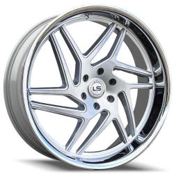 Lethal Street LS05 Blaze 26x10 +30 - Silver Brushed