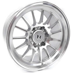 MFlow Racing MF04  17x9 0 - Silver Machined