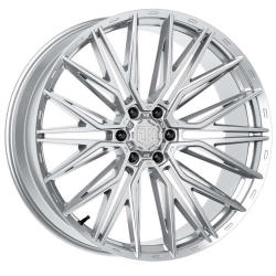 MTX Gangstar X301 24x10 +25 - Silver Machined