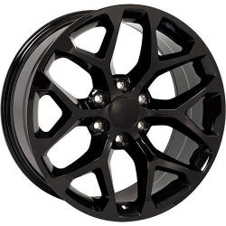 OE Replica Wheels Chevrolet Snowflake  20x9 +24 - Black