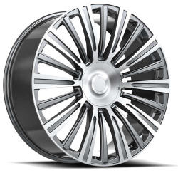 OE Revolution CAD35  24x10 +31 - Gray Machined