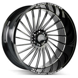 Off Road Monster M27 26x12 -44 - Black Milled