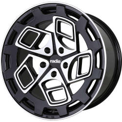 Radi8 r8cm9 18x9.5 35 Black Machined | CM9-1895-5100-35-BMF