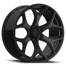 Replica F01  22x10 +25 - Gloss Black