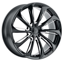 Rock Forged FF25 20x8.5 +38 - Black Milled