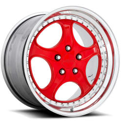 Rotiform Forged KLU 18x8.5 +25 - Red