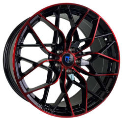 Truform TF-106  20x10 +42 - Black Red