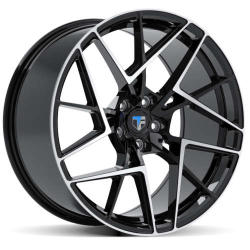 Truform TF-108  20x10 +42 - Black Machined