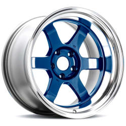 Volk TE37V Mk II  18x11 -30 - Mag Blue