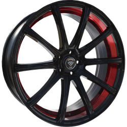 Deutschman Design*White Diamond Red Wheels for Sale All Sizes