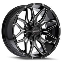 Wicked Offroad W825 20x10 -18 - Black Milled