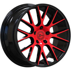 Zenas ZW03 20x8.5 +35 - Black Red
