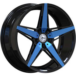 Zenas ZW05  20x10 +38 - Black Blue