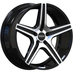Zenas ZW06  20x10 +38 - Black Machined