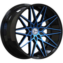 Zenas ZW08  20x10 +40 - Black Blue