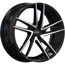 Zenas ZW11 20x10 +38 - Black Machined