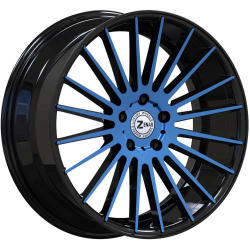 Zenas ZW17  20x10 +38 - Black Blue