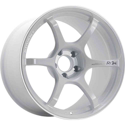Advan Racing RG-4 18x9.5 38 White | YA48J38WWMR | Fitment Industries