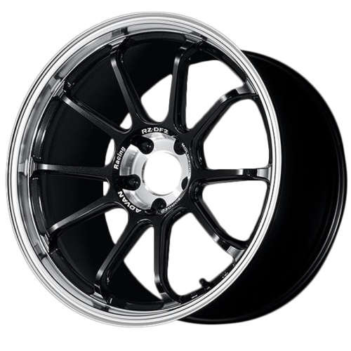 Advan Racing RZ-DF2 19x9.5 29 Titanium Black | YAF9J29EDRTB