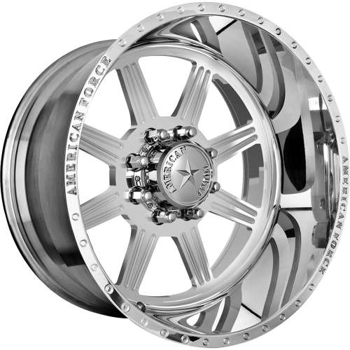 American Force Hero Ss 22x12 40 Polished 90 2212 8x170 Pp Custom Offsets