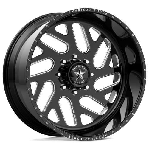 AmericanForceWheel24x14アメリカンフォース American Force Rook SS 24x14 -73 Black Milled | G41-2414