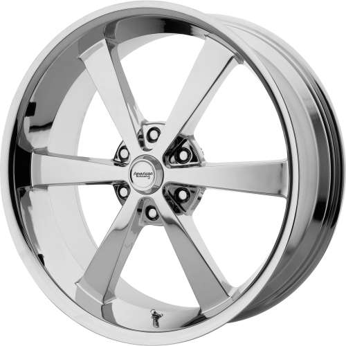 American Racing Vintage Super Nova 6 Chrome 22x9 +15mm with Lexani