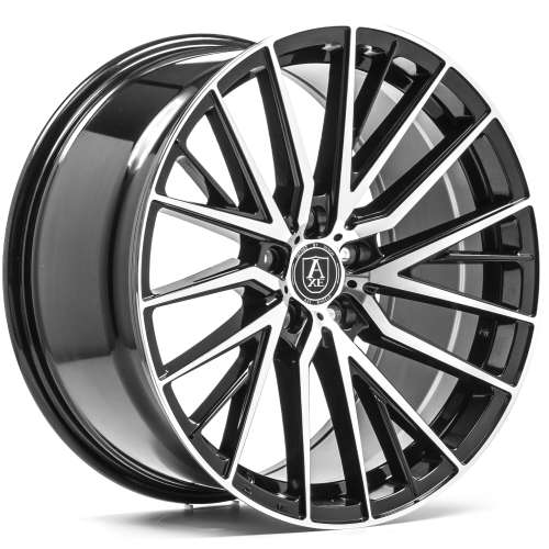 Axe EX40 Gloss Black with Machined Spoke Faces 22x9 +35mm with