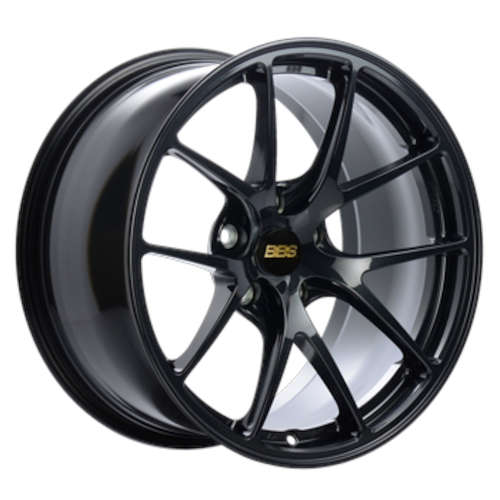 BBS RI-A Gloss Black 18x10 +25mm with Velozza ZXV4 235