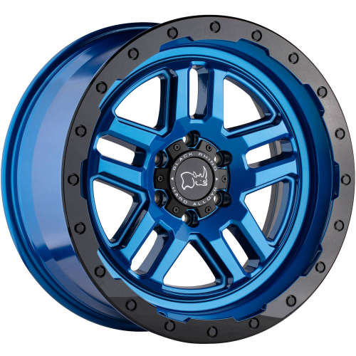 Black Rhino Barstow Dearborn Blue with a Black Lip 18x9.5 18mm with