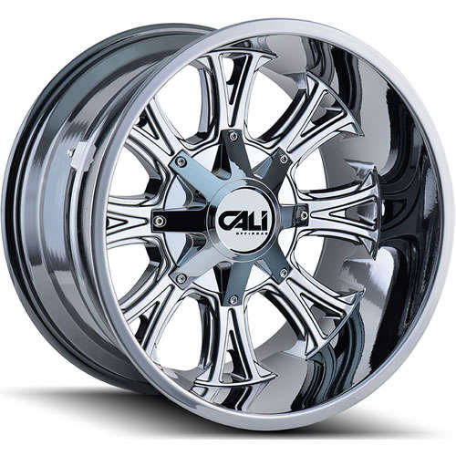 Cali Offroad Americana Chrome 20x12 -44mm